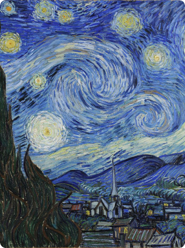 The Starry Night by Vincent van Gogh